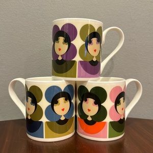 Orla Kiely Luna Mugs